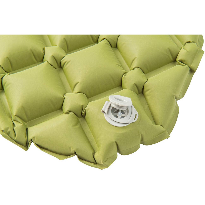 Надувний матрац Semptec Urban Survival Technology для кемпінгу надлегкий надувний матрац для вулиці з мішком, швидке надування, зелений (килимок для сну, кемпінговий килимок, надувний пляжний килимок)