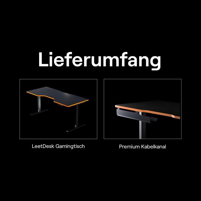 Темний ігровий стіл чорно-білого кольору - Стіл з електричним регулюванням висоти - Комп&39ютерний стіл - Ергономічний - Мінімалістичний - 180x80 см - Кабіна Чорно-білий 180x80 см - Кабіна