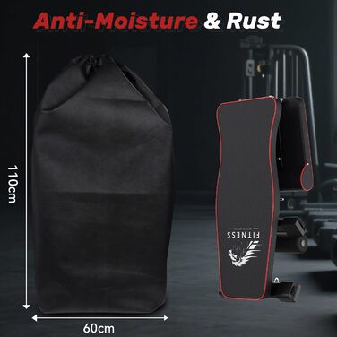 Регульована силова лава Dskeuzeew, багатофункціональна тренувальна лава, складна похила лава з 7-позиційним регулюванням спинки та стрічкою опору/4-позиційним регулюванням навантаження, 400 кг, оновлення лави