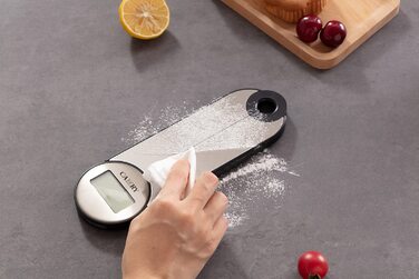 Цифрові електронні складні кухонні ваги для подорожей, кемпінгу на ходу, складні кухонні ваги, що беруться з собою, 5 кг / 11 фунт