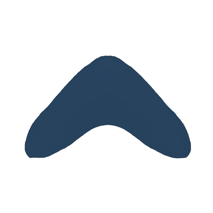 Подушка/подушка для читання Boomerang чохол з високоякісного подвійного трикотажу (100 бавовна) Колір темно-синій