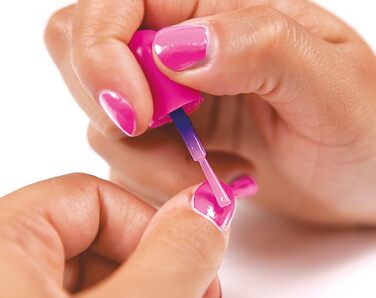 Набір для дизайну нігтів своїми руками для дітей віком від 6 років - Креативна іграшка, що включає лаки для нігтів, наклейки, блискітки та сушарку для нігтів 18599