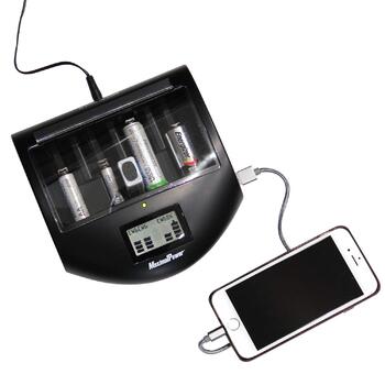 Зарядний пристрій максимальної потужності для 8 батарей (Ni-MH/Ni-CD, AA/AAA, 8 шт. ) FC999 Mark II