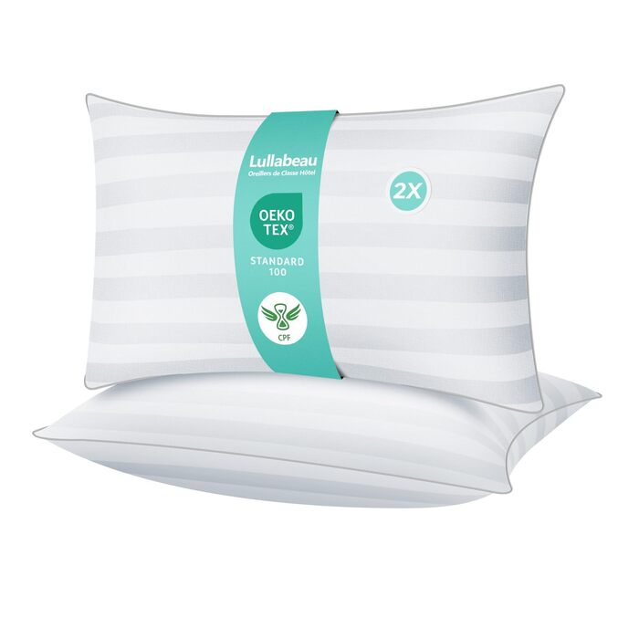 Подушки, 50 x 70 см, 2 шт., м&39які, пухнасті, готельної якості, класичні подушки, дихаючі та приємні для шкіри, можна прати, ідеально підходять для сну на боці, спині та животі, 50 x 70 см 2