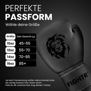 Боксерські рукавички FIGHTR Pro з натуральної шкіри Чоловічі та жіночі для боксу, MMA, муай-тай, кікбоксингу та бойових мистецтв 10, 12, 14, 16 унцій У комплекті сумка для перенесення 14 унцій, повністю чорного кольору
