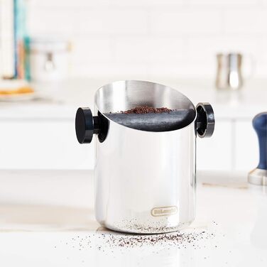 Контейнер для струшування, для портафільтра еспресо, коробка для збивання кавової гущі, аксесуари для кавоварки для бариста вдома, ємність для нарізки з нержавіючої сталі одинарна, 059