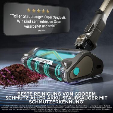 Акумуляторний пилосос Shark PowerDetect Clean & Empty зі станцією самоочищення, Gold Premium