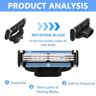 Леза для гоління Mach 3, 24 шт., леза для гоління, бритва для чоловіків, чоловіча бритва, заправки для лез Mach 3, заправки, леза для гоління, чоловічі леза, які підходять для Mach3