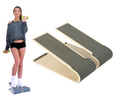 Міні-степер - Домашнє фітнес-обладнання - Легкий, тихий, без зношувальних деталей - Еластичні сходинки - Композитний матеріал