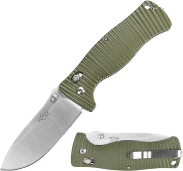 Ніж Ganzo G720 Колір рукоятки зелений - Довжина клинка 9 см - Механізм замикання G-Lock - Сталь клинка нержавіюча сталь 440C