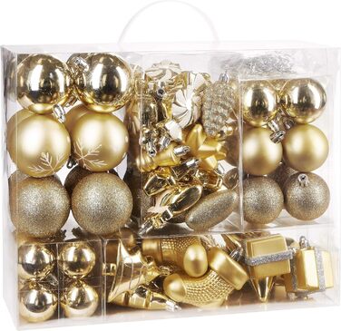 Набір різдвяних кульок 77 шт BRUBAKER