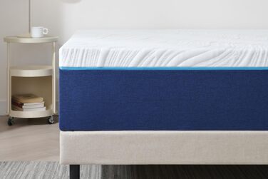 Зонний матрац з холодної піни Висота 18 см, 90 x 200 см Рівні жорсткості 3 та 4 (H3 та H4) Ергономічний матрац Дихаючий матрац, що згортається, зі знімним тканинним чохлом, 90 x 200 см, висота 18 см, H3 та H4, 7-