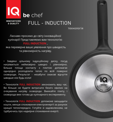 Сковорода IQ Be Chef 28 см  (6898017)