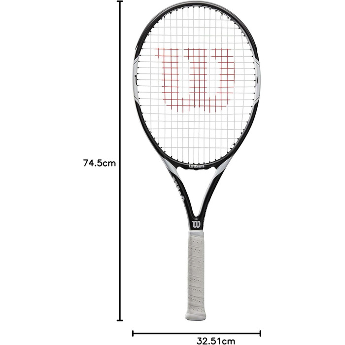Тенісна ракетка Wilson, Federer Team 105, унісекс, для початківців та гравців-аматорів, розмір хвата L1 Single