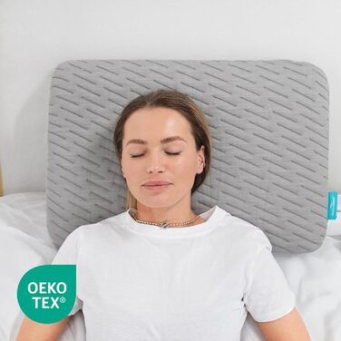 Подушка MKS Premium з піни з ефектом пам&39яті для сну на животі - висока якість та комфорт, висота 5 см, бамбуковий чохол