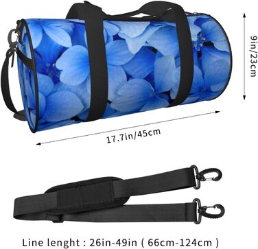 Спортивна сумка, дорожня сумка, сумка для подорожей, з тропічним квітковим принтом, сумка на нічліг, чорна, універсальний розмір
