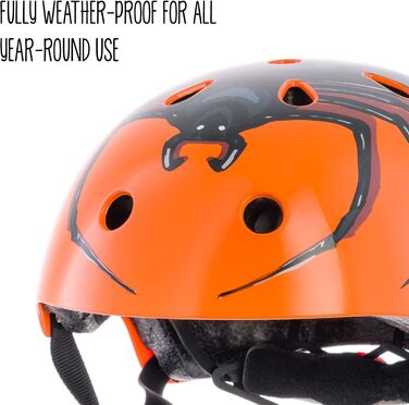 Дитячий шолом велосипедний шолом для дівчаток і хлопчиків чоловічий і жіночий - Повністю регульований - Світлодіодний задній ліхта