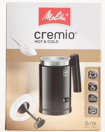 Вспениватель молока Melitta CREMIO II - електричний вспениватель молока для холодного і теплого молока, наприклад, для капучино, л