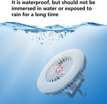 Світлодіодний кемпінговий ліхтар з вентилятором, Кемпінговий вентилятор з підсвічуванням, Ліхтар для намету, Аксесуари для кемпінгу на природі, Кемпінгові гаджети