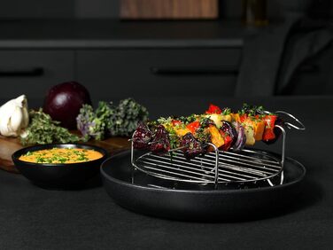 Комплект розширення для фритюрниці AEG AAFEK1 AF6 (багатоцільова форма, решітка для гриля, овочевий спіралізатор, набір аксесуарів, універсальний, різноманітний посуд, легко чиститься, нержавіюча сталь)