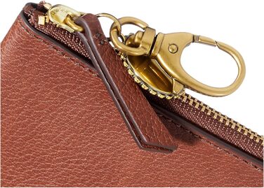 Сумка Fossil Polly з екошкіри, 13,0 см x 7,9 см x 1,2 см, коричнева