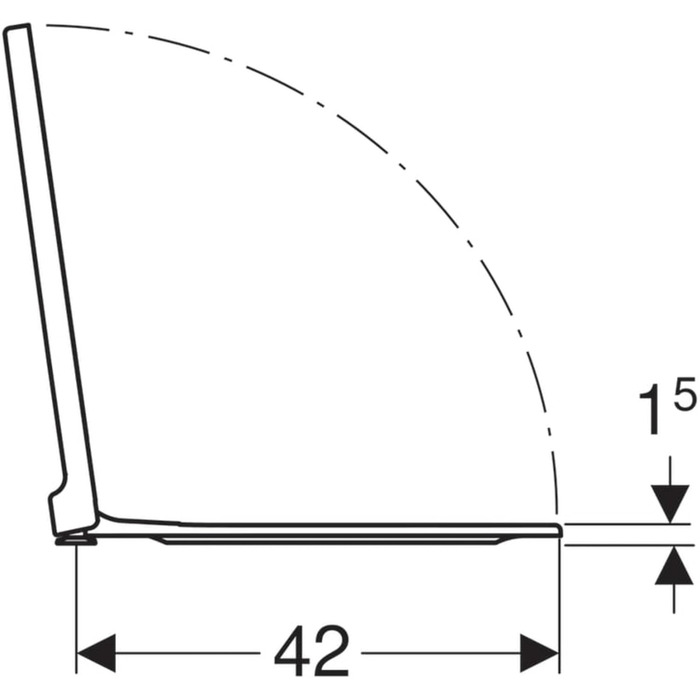 Шафа-купе Session 35x48 см Білий, 2
