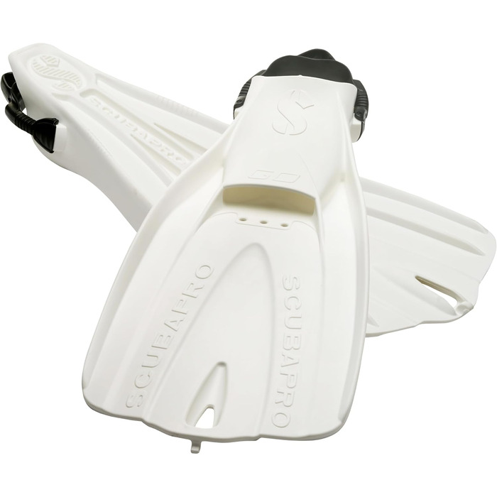 Ласти для плавання SCUBAPRO Go Travel Fin унісекс для дорослих, розмір XL, білі (