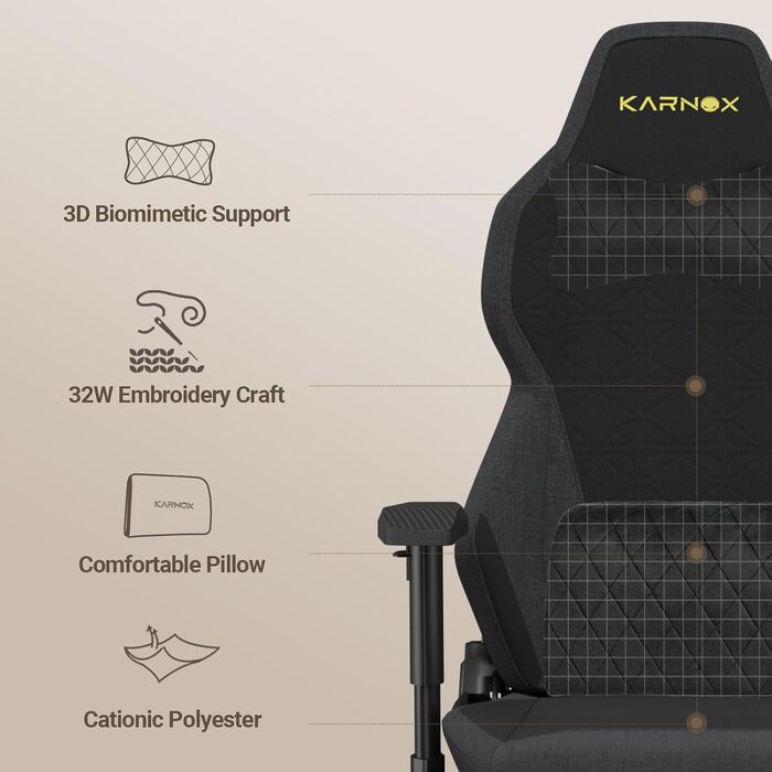 Ергономічне ігрове крісло з підставкою для ніг, тканинний чохол для дорослих, офісне крісло з високою спинкою, ігрове крісло для високих і важких людей з підголівником та поперековою опорою, гоночний стиль, 54x56x132 см