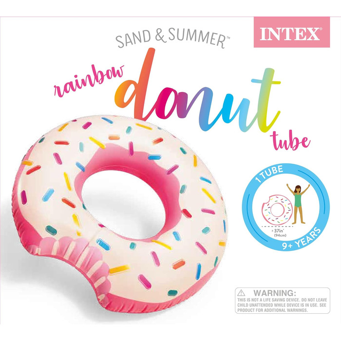 Надувна трубка для пончиків Intex, 106,7 x 99,1 см