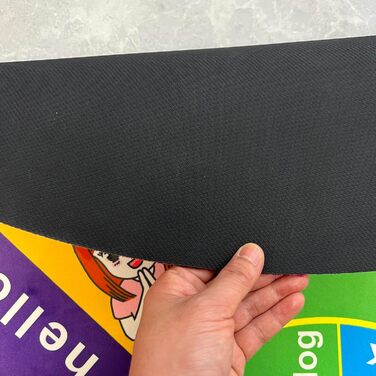 Дитячий килимок для малюків, дошкільнят, дитячого садка, початкової школи, амортизуючий, важкий гумовий килимок для підлоги, кольо