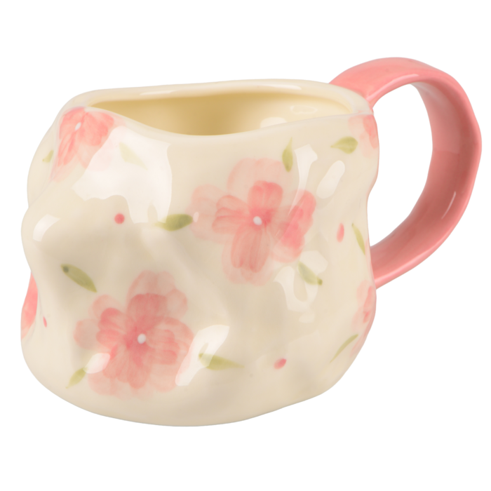 Чашка 400 мл Handmade Pink LED