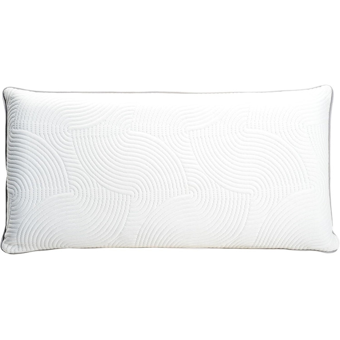 Подушка з піни з ефектом пам&39яті 40x80 см Ортопедична подушка для підтримки шиї з гелем та в&39язкопружною піною Регульована висота та ергономічна Дихаюча, ідеально підходить для болю в шиї та спині