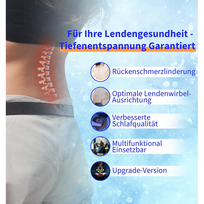 Ортопедична подушка для поперекової підтримки, ергономічна спинка та поперекова підтримка з піни з ефектом пам&39яті для ліжка та дивана розвантаження попереку охолоджувальна, знімна, чохол можна прати, синій