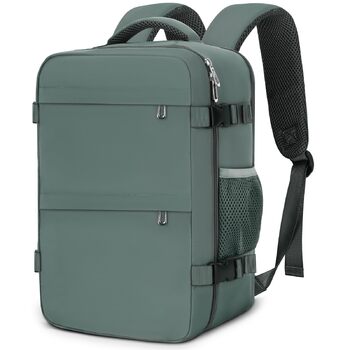 Дорожній рюкзак 20 л 40x20x25 см, ручна поклажа, сумісний з Ryanair/EasyJet, рюкзак для ноутбука 14 дюймів, легкий рюкзак для салону з відділенням для колясок, для бізнесу, навчання, подорожей - Зелений