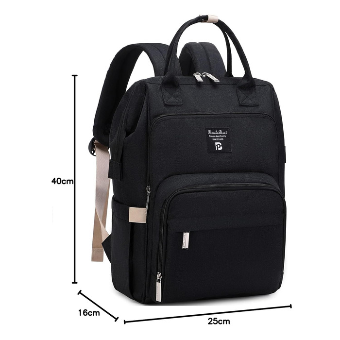 Пеленальний рюкзак стильний пеленальний рюкзак з пеленальним килимком багатофункціональний водовідштовхувальний рюкзак великої міс