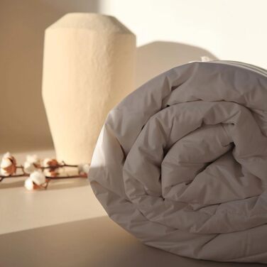 Подушка Senpo Melodia 50x70 см, 100 мериносова вовна, бавовняний чохол, натуральна та дихаюча, сертифікована Oeko-Tex