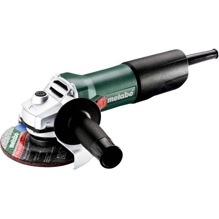 Кутова шліфувальна машина Metabo W 850-125 - 603608000 - Із захисним кожухом від перекручування та захистом від перезапуску - Номі