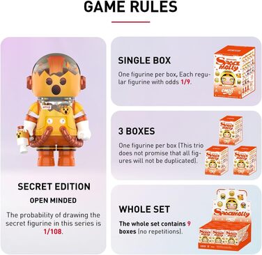 Космічна Моллі 100 Емодзі серія Фігурка Аніме Фігурки Колекційні Фігурки Колекційна Мистецтво Іграшка Фігурки Подарунок 100 Емодзі 22,9 сантиметра