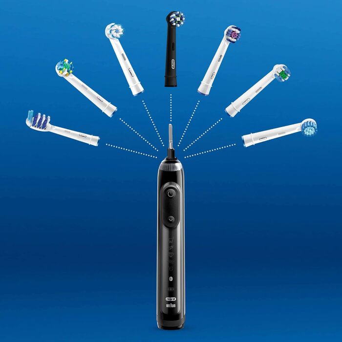 Щітки Braun Oral-B 4210201216162 Oral-B CrossAction Black Edition, щетина під кутом 16 градусів для чудового очищення, 3 шт.