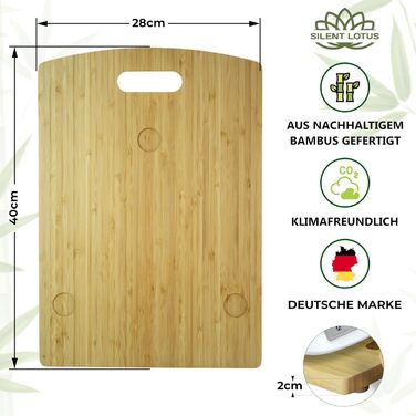 Бамбукова ковзна дошка Silent Lotus Premium для Thermomix екологічна елегантність для вашої кухні