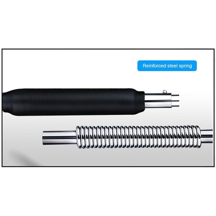 Регульований тренажер для рук Twister Arm, багатофункціональний U-подібний еспандер для домашнього використання з пружинною силовою штангою, для вправ на плечі, руки та груди, синьо-чорний