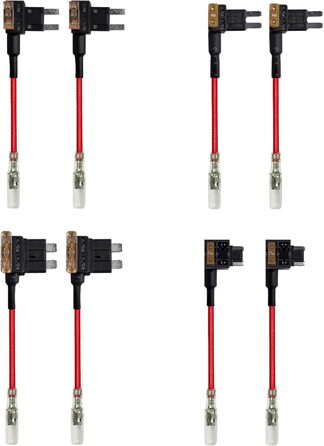 Набір проводів WOLFBOX Acc для G840S/G930/G850/G900/G840H, не підходить для D07, комплект кабелів автомобільного зарядного пристрою Type-C для відеореєстраторів із захистом від розрядження акумулятора
