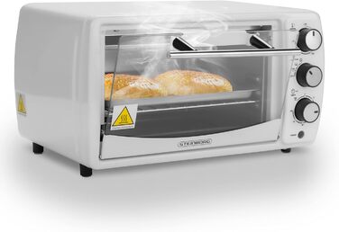 Міні-піч 13 літрів 1200 Вт Піч для піци 65-230C Таймер Відкидний піддон для крихт Міні-піч Мала духовка