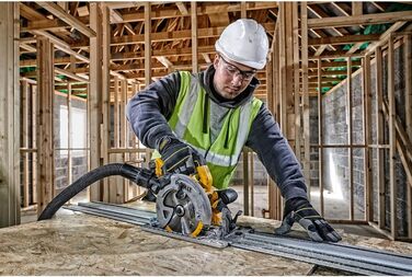 Акумуляторна циркулярна пила Dewalt 18 вольт DCS572NT (ø пильного диска 184 x 16 мм, макс. глибина різання під кутом 90 58 мм, мак