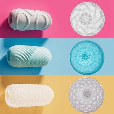 Мастурбатор-яйце Humbuzz для чоловіків, 3 моделі, силіконове