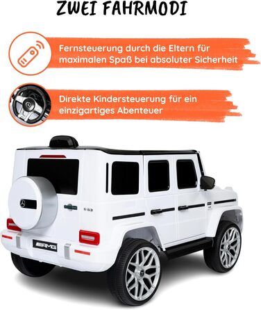 Електромобіль для дітей Офіційний з ліцензією 12 вольтовий акумулятор з пультом дистанційного керування 2.4 ГГц двері з MP3, 63 Sp