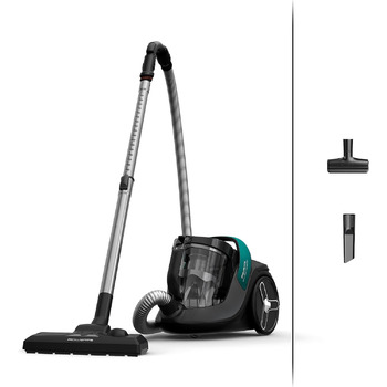 Пилосос без мішка 73 децибели 2.5 літра Чорний/зелений, 7B12