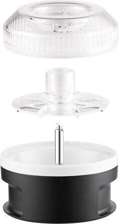 Ручний блендер ESGE Wand M 200 BBQ 98215 чорний, ручний блендер, ручний міксер, професійний, включаючи аксесуари, до 17 000 об/хв, 200 Вт, ергономічний дизайн ручки, подвійний перемикач, центрування, що застібається, двигун змінного струму