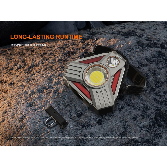 Кемпінговий сірий 5500 люмен, найпотужніший ліхтар з усіх коли-небудь створених. Fenix, 50R