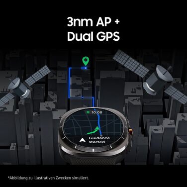 Розумний годинник Samsung Galaxy Watch Ultra (2025) з Galaxy AI, фітнес-годинник, морський ремінець, титановий корпус, кнопки швидкого доступу, подвійний GPS, 64 ГБ пам&39яті, 47 мм, LTE, титаново-синій, 3-річна гарантія виробника, титаново-синій S/M/L - 